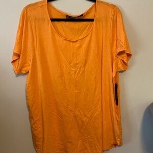 NWT Tahari Orange Top 2x